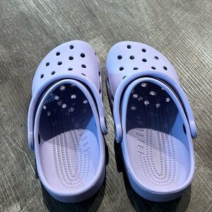 Purple crocs
